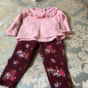 Carter’s matching sweater and pant set